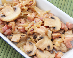 Champiñones con Jamón